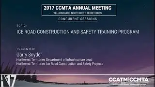 Ice road construction and safety training program