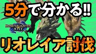 【初心者必見】誰でもわかる！リオレイアの倒し方を5分で徹底解説！周回するのが楽になる！ #モンハンライズ #MHR #攻略 #解説