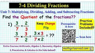 7 4 Learn How to Divide Decimals Keep Change Flip Mathgotserved accuplacer arithmetic worked out exa