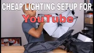 CHEAP LIGHTING SETUP FOR YOUTUBE!  2019