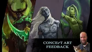 Concept Art Feedback #15 - разбор работы, ошибки и советы