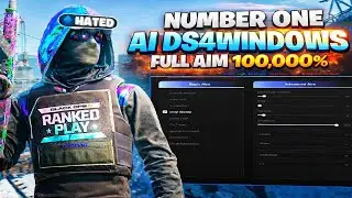 WARZONE AND BO7 DS4Windows AI on 100,000% aim and anti recoil