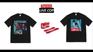 SUPREME FW18 WEEK 5 FALL TEES LIVE COP