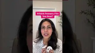Pessary for Pelvic Organ Prolapse & Incontinence. #shorts  #prolapse #pelvichealth