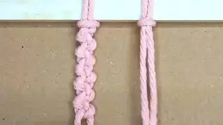  Vertical Lark&rsquo;s Head Knot | Step-by-Step Macram&eacute; Tutorial |