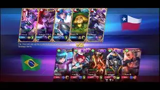 Mobile legends team vs team (skiner)