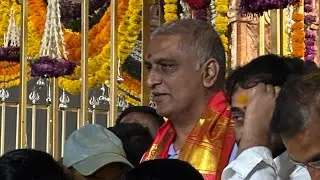 Harish Rao at Aziz nagar Bonalu 2026||Harish Rao||#viralvideo #subscribe @Hyderabadfolks25 