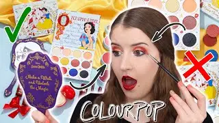 COLOURPOP SNOW WHITE COLLECTION 2023 💙 SWATCHES + REVIEW