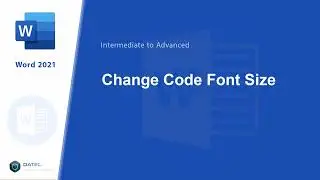 #142 -  Change VBE Code Font Size in Microsoft Word