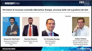 Perimetro di sicurezza nazionale cibernetica: Energia, sicurezza delle reti e gestione dei dati