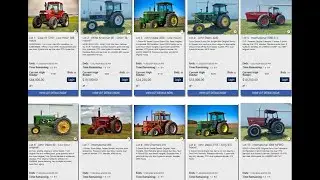 Walk Through Preview of Greg McGrew Tractor Collection Auction Tomorrow in Gettysburg, PA