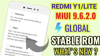 Redmi Y1 MIUI 9.6.2.0 New Update Stable..🔥🔥