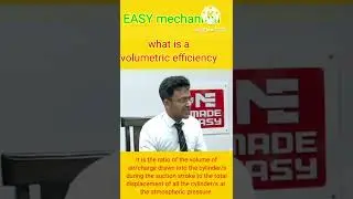 mechanical engineering  best interview for what is a volumetric efficiency. ||#ese  #upsc #gate