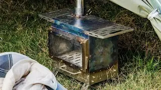 TrekRevive SWEETY Tent Stove - Amazing Burning Speed, The Ultimate Camping Heating and Cooking Gear!