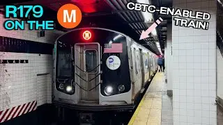 The first R179 enters service on the M line with CBTC | NYC Subway (12/11/24)