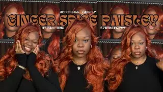 GINGER WIG INSTALL | BOBBI BOSS PAISLEY | SYNTHETIC!?!