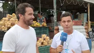 Cabula Notícias entrevista vereador Paulo Magalhães Júnior em visita ao largo de Tancredo Neves.