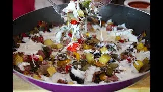 Alambre de Champiñones ¡Delicioso!