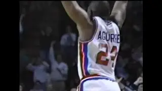 One of the Last Clutch Plays of Mark Aguirres Career