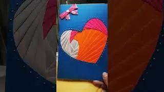 открытка  в стиле айрис фолдинг #shorts
