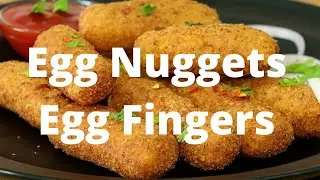 Crunchy Egg Nuggets Recipe | Egg Fingers | How to make Egg Nuggets | Easy Snacks | 'khamang Tadka'