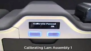 How to calibrate HDP5000 Lamination Module