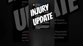 Atlanta Falcons QB Kirk Cousins SICK?
