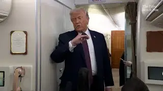 Trump talks Greenland deal negotiations with Europe, NATO and 'Golden Dome' aboard Air Force One