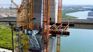 Construction Goes Horizontal on the Ship Channel Bridge | Under the Hood