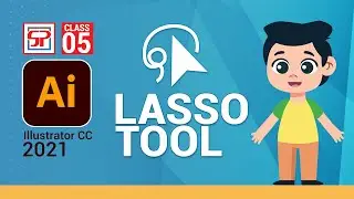 Adobe Illustrator CC 2021: Lasso Tool | Graphic Design | Hindi Tutorial