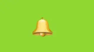 Bell button notification animation template green screen / free download #normafrosales
