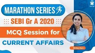SEBI Grade A 2020 I Marathon Series l MCQ Session l October 2020 l November 2020