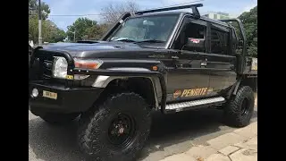VDJ79 Замена и полировка ремня вентилятора и шкива двигателя Toyota Land Cruiser 4.5 V8 турбодизе...