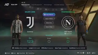 EA SPORTS FC 26 Juventus-SSC Napoli SERIE A full match 25/26 PS5
