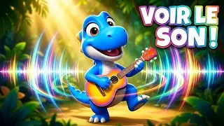 Aventure dansante des dinos bleus en jungle