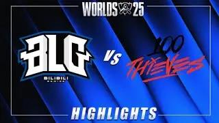 Bilibili Gaming vs 100 Thieves | S15 Worlds 2025 Swiss Stage Highlights | League of Legends