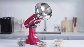 Aieve Snack Coater kitchenaid для обвалки в панировке, обвалки попкорна, шоколадных яиц, орехов и конфет.
