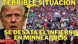 Y TRUMP SALE HUYENDO COBARDEMENTE DE LA CASA BLANCA a Esconder