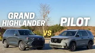 Toyota Grand Highlander 2026 года против Honda Pilot 2026 года