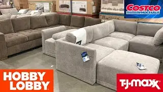 TJ MAXX COSTCO HOBBY LOBBY FURNITURE CHAIRS TABLES SOFAS SHOP WITH ME SHOPPING STORE WALK THROUGH