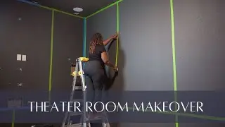 Home Theater Makeover [Part 1] - Fixing Audio Placement, Sharing Mistakes & Taping Off For Wall Trim