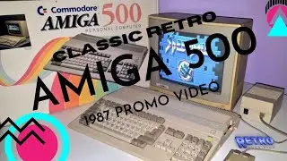 Classic Retro Commodore Amiga 500 Promo Video (1987)