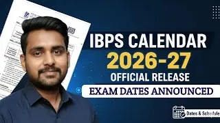 IBPS Calendar 2026-27: The Official Dates Are Here!