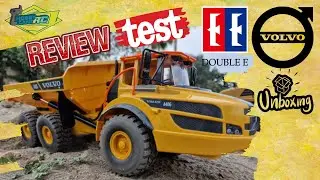 Volvo A40G 🚧⚠ Rc truck ⚠🚧 🛑DOUBLE EAGLE E591🛑 Unboxing, Review & Test