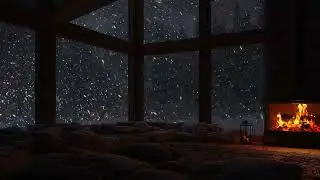Insomnia Relief ❄️ Blizzard Sounds & Snowstorm Sounds for Sleeping with Winter Wind Ambience
