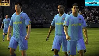 FIFA 08 (PCSX2) Barcelona x Manchester United [1080p 60 FPS] - Gameplay