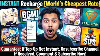 How To Recharge Top Up Game Instant | Mobile Legends Top Up India | Bgmi Uc Recharge | Diamond Topup