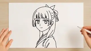 How to draw Maomao from The Apothecary Diaries | Step-by-Step Tutorial