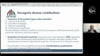 Prof. Maria-Laura Bolognesi presentation - Reform of Research Assessment Workshop - CG STEM WG