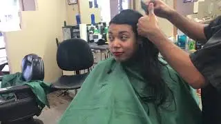 Ashley 2 AZ: Girl Visits Barbershop and Gets Super Short Hair Cut (YT Original)